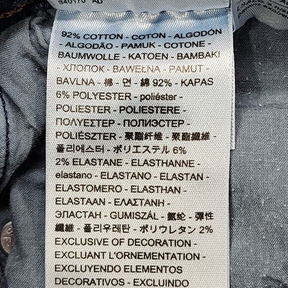 Levi's Jeans Womens W29 Blue 721 High Rise Skinny Ankle Stretch Denim Dark Wash - Picture 8 of 14